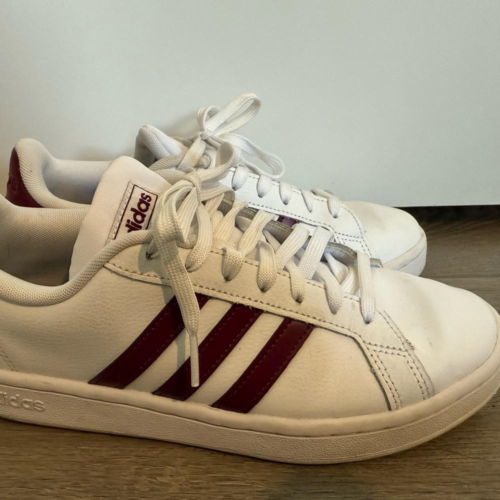 Adidas White and Gray Sneakers - Picture 3 of 7